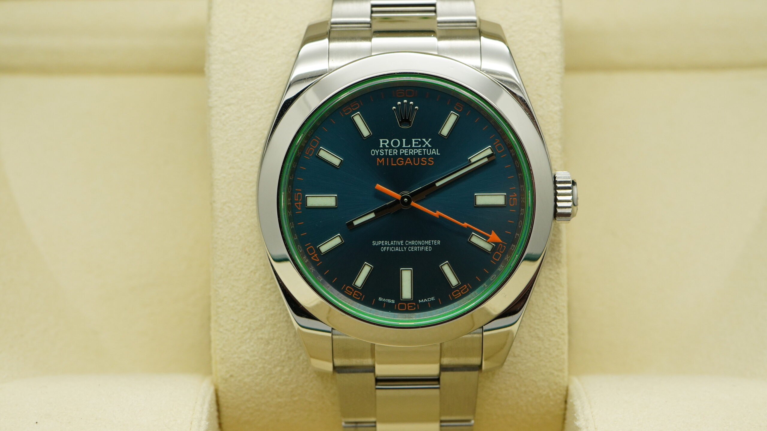 Milgauss case outlet size